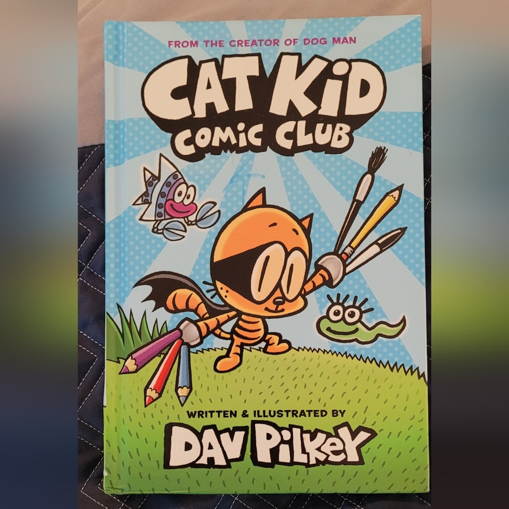 Dav Pilkey Cat Kid Comic Club Hardback Book